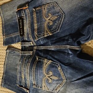 Rock Revival Women's Dark Blue Boot Cut Jeans Size 29